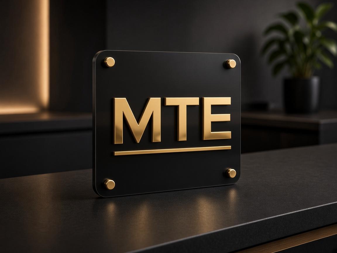 Acrylic logo sign