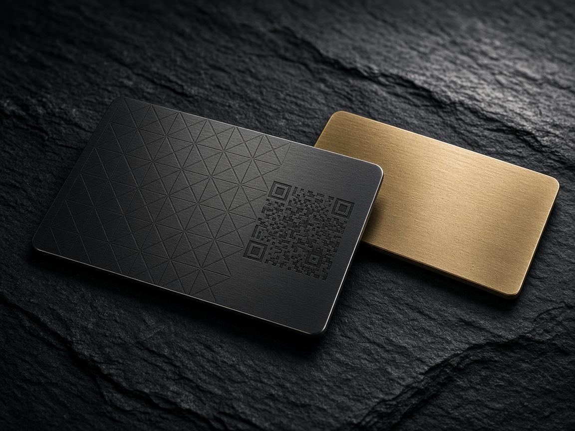 Metal card engraving
