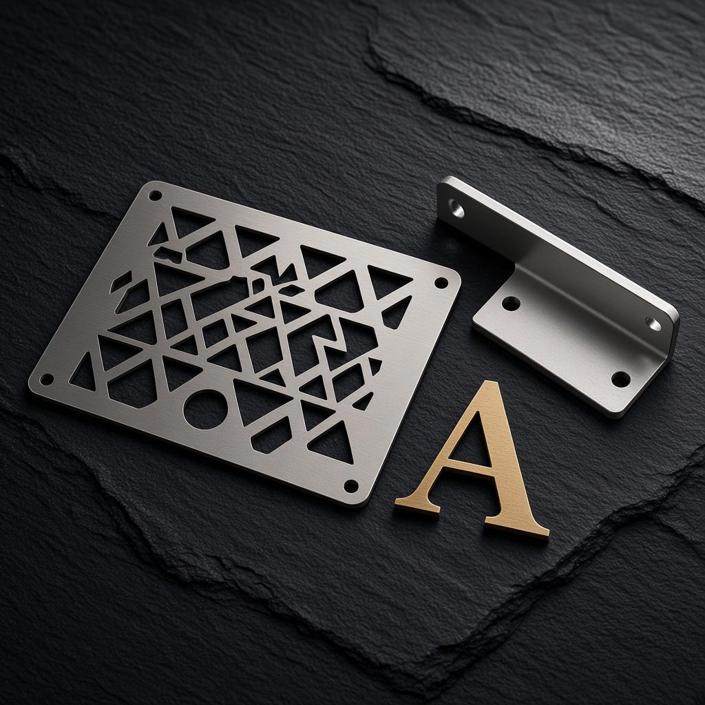Laser cutting on metal