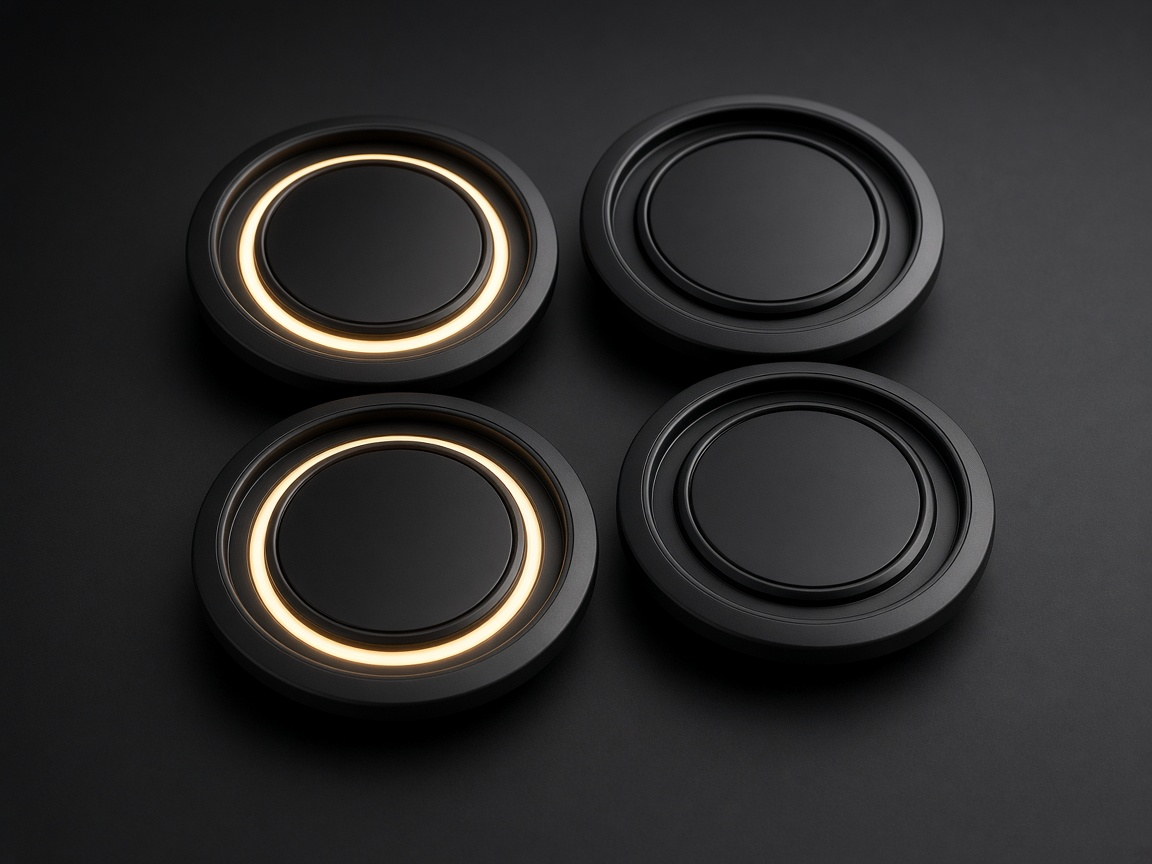 Illuminated wheel caps